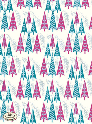 Pdxc4516C -- Christmas Patterns Color Illustration