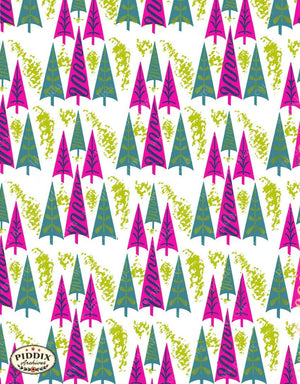 Pdxc4519B -- Christmas Patterns Color Illustration