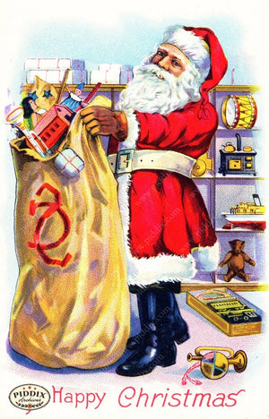 Pdxc4544 -- Santa Claus Color Illustration