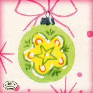 Pdxc4617 -- Christmas Ornaments Color Illustration
