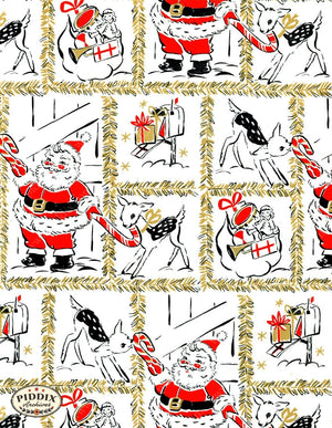 Pdxc4773 -- Christmas Patterns Color Illustration