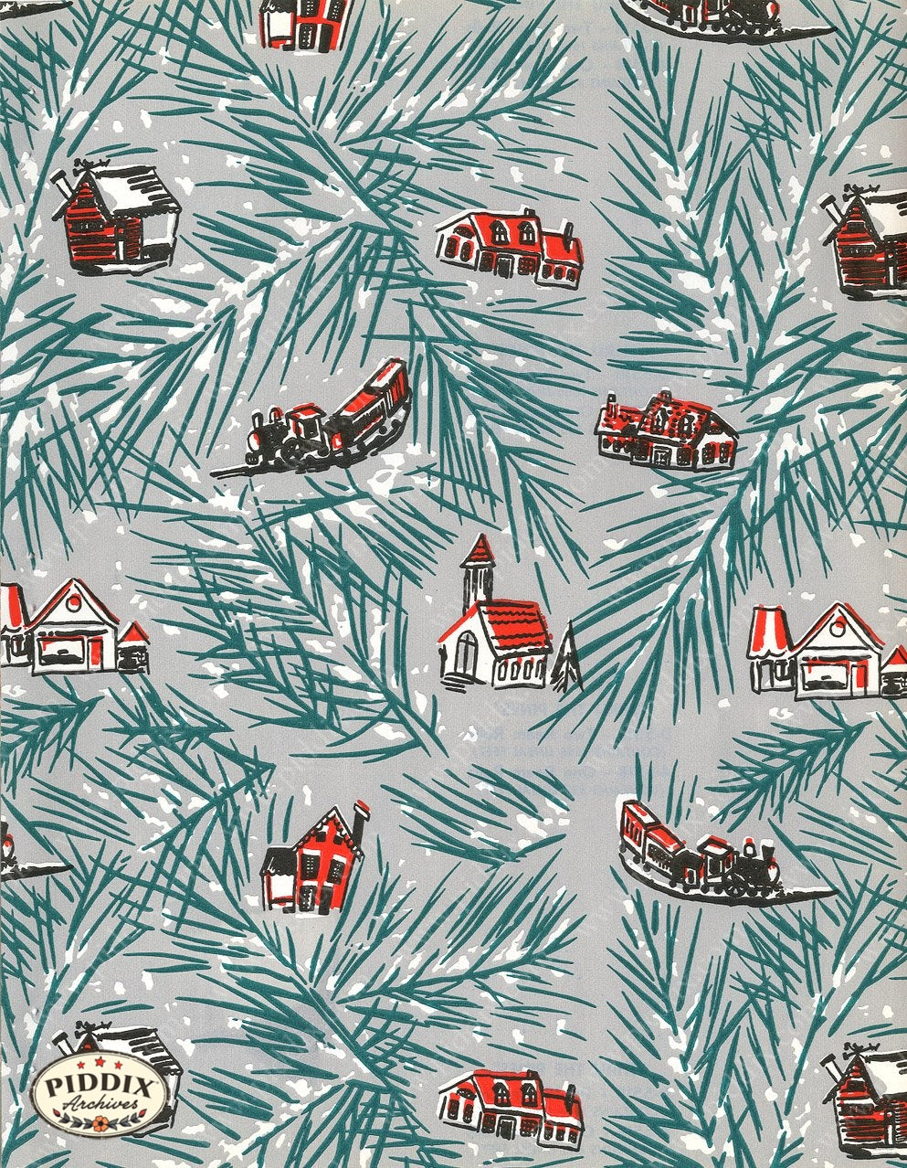 Pdxc4799 -- Christmas Patterns Color Illustration