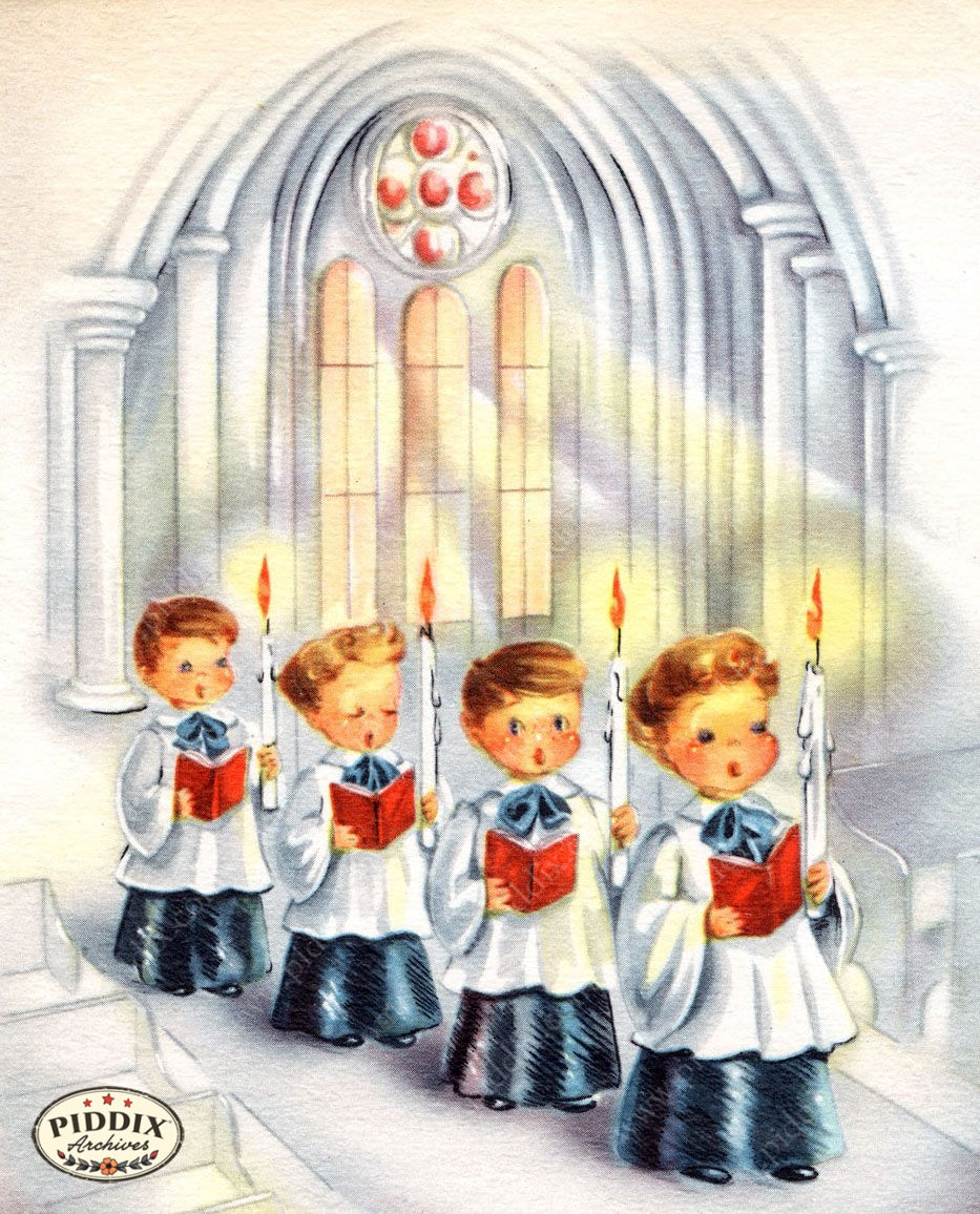 Pdxc4832A & B -- Christmas Color Illustration