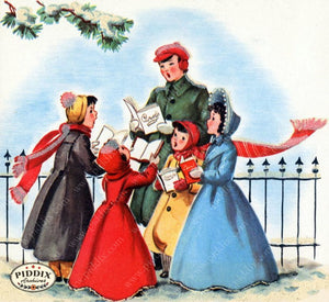 Pdxc4848A & B -- Christmas Color Illustration