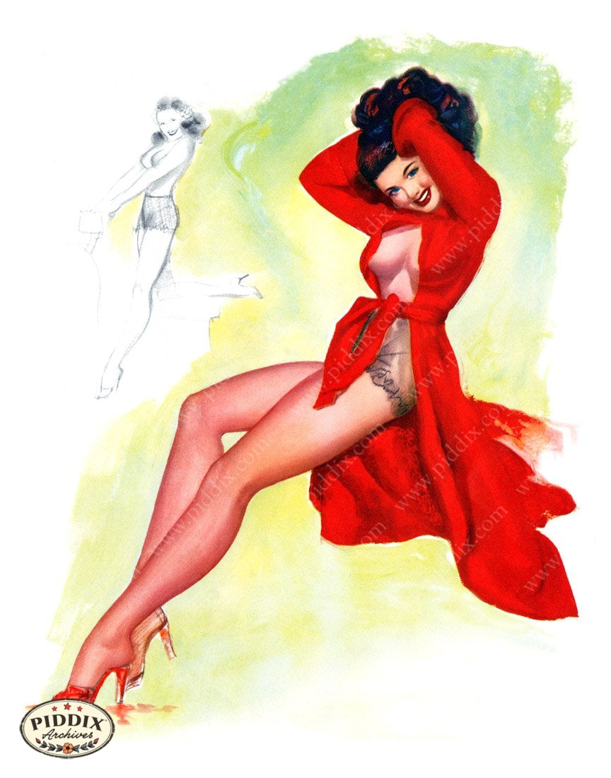 Pdxc4868 -- Pin-Ups Color Illustration