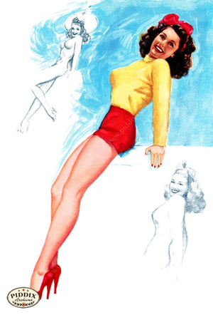 Pdxc4875 -- Pin-Ups Color Illustration