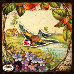 Pdxc5123 -- Flora & Fauna Original Collage