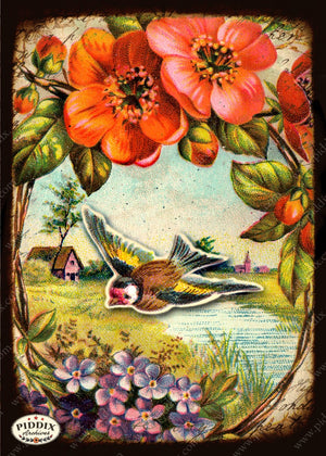 Pdxc5123 -- Flora & Fauna Original Collage
