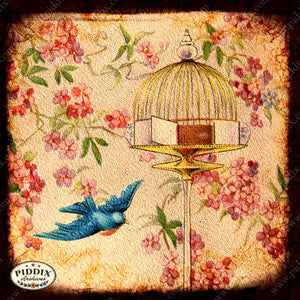 Pdxc5128 -- Flora & Fauna Original Collage