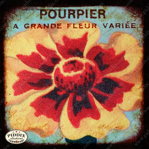 Pdxc5135B & Pdxc5460 -- French Seed Packets Original Collage