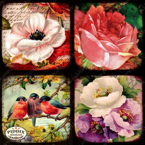 Pdxc5151A -- Flora & Fauna Original Collage