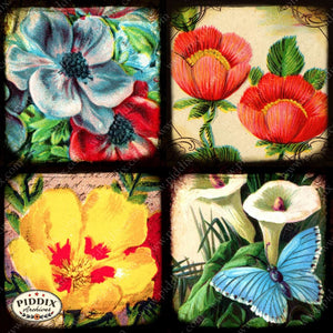 Pdxc5156A -- Flora & Fauna Original Collage