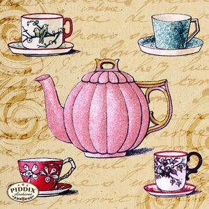 Pdxc5214 -- Tea And Coffee Color Illustration