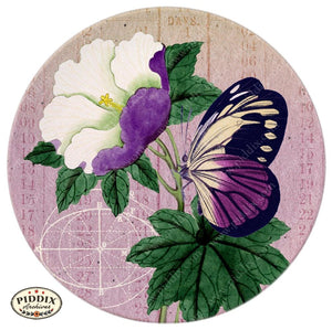 Pdxc5728 Butterfly Botanical Original Collage