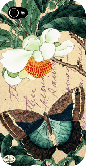 Pdxc5731 Butterfly Botanical Original Collage