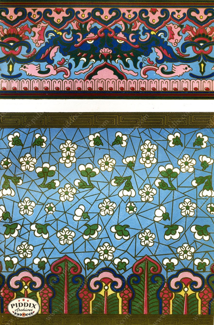 Pdxc6367 -- Patterns 1800S Color Illustration