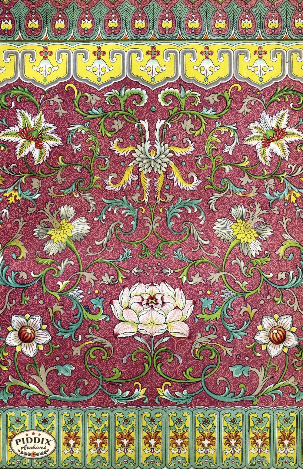 Pdxc6381 -- Patterns 1800S Color Illustration