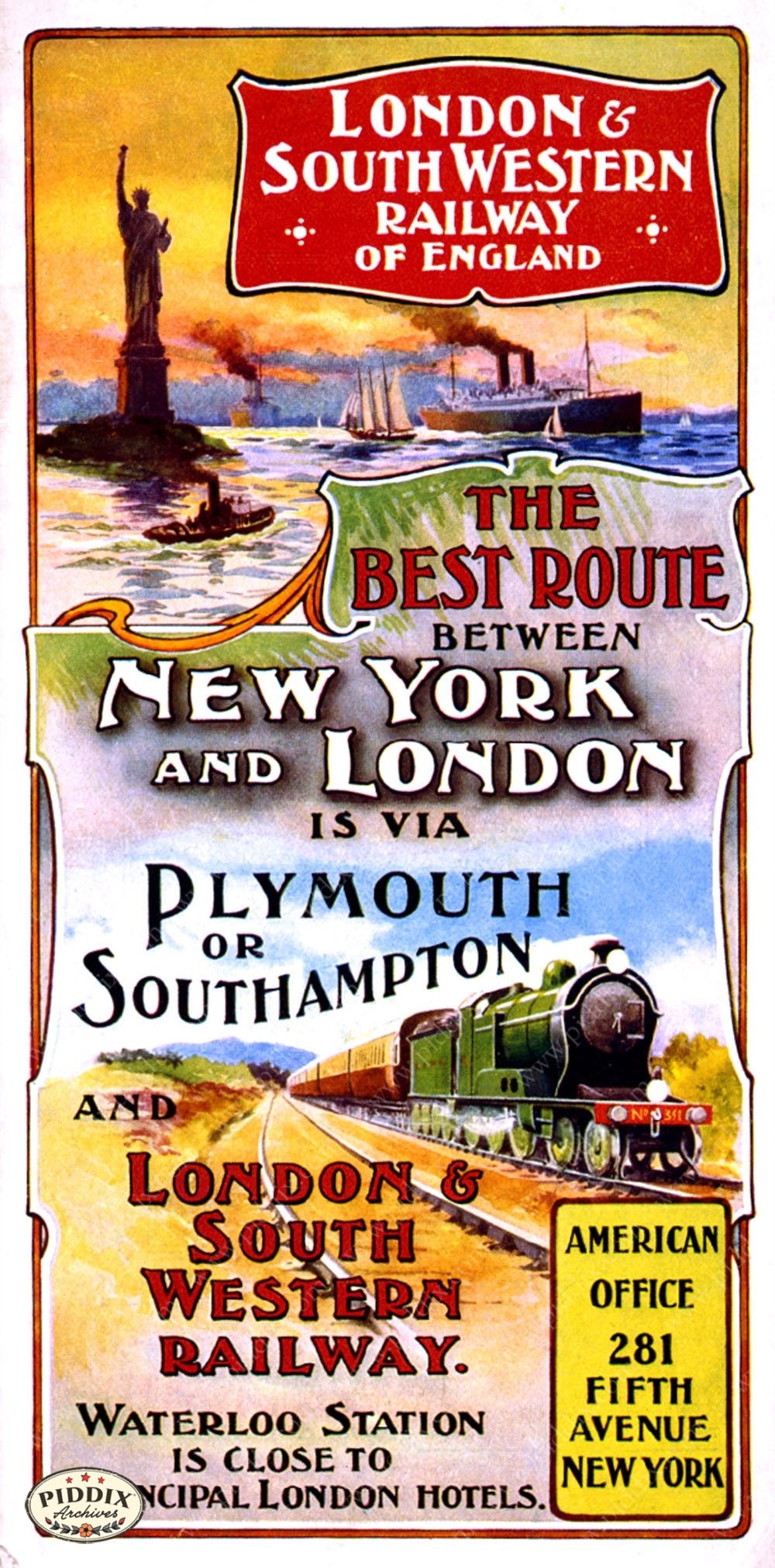 Pdxc7287 -- Vintage Travel Posters Poster