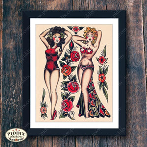 Pdxc7768B -- Pinup Tattoo Flash