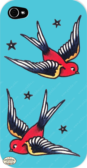 Pdxc7769A B & C -- Retro Tattoos Color Illustration
