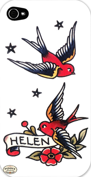Pdxc7769A B & C -- Retro Tattoos Color Illustration