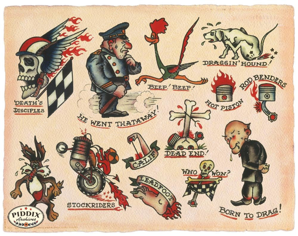 Pdxc7774 -- Tattoos Color Illustration