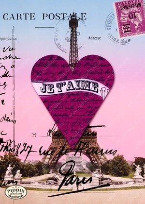 Pdxc7899 -- City Of Love Original Collage