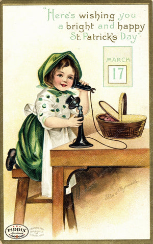 Pdxc7955 -- St. Patricks Day Postcard
