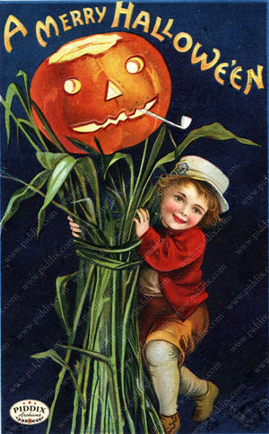 Pdxc7960 -- Halloween Postcard