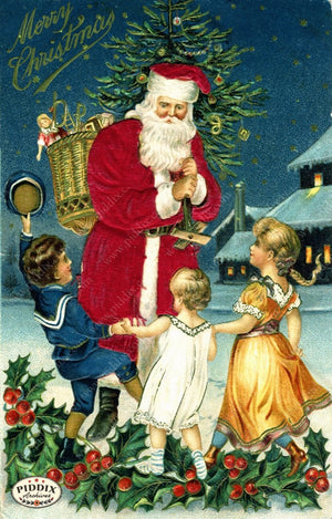 Pdxc7986 -- Santa Claus Color Illustration