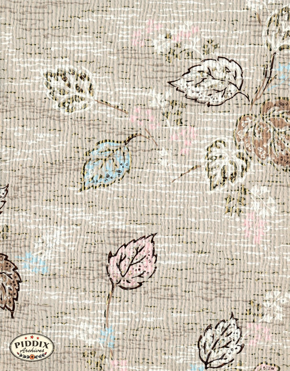 Pdxc8008 -- Mid-Century Patterns Color Illustration