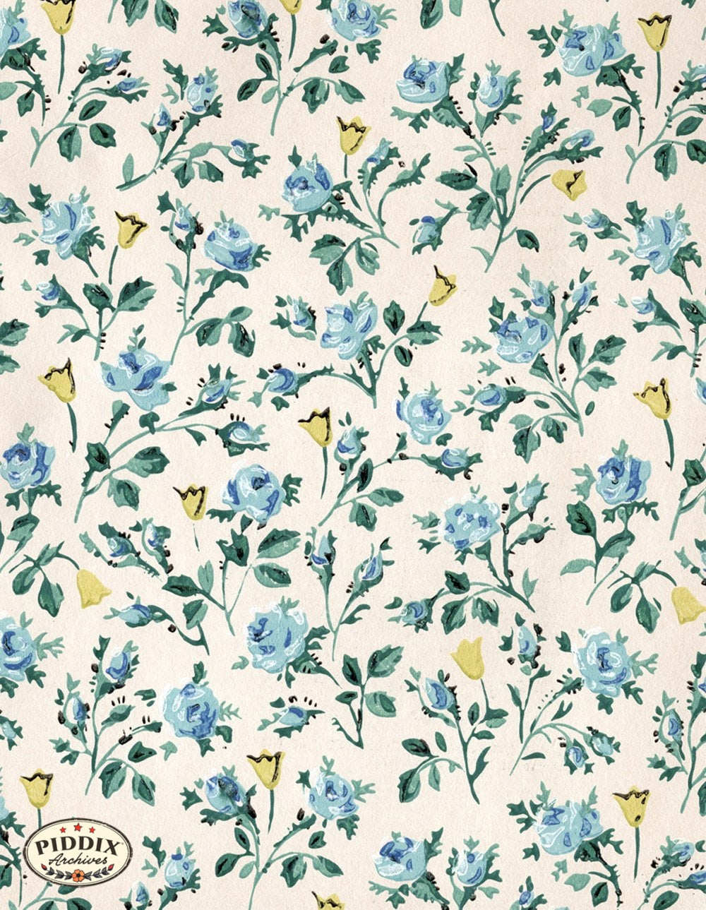 Pdxc8017 -- Mid-Century Patterns Color Illustration