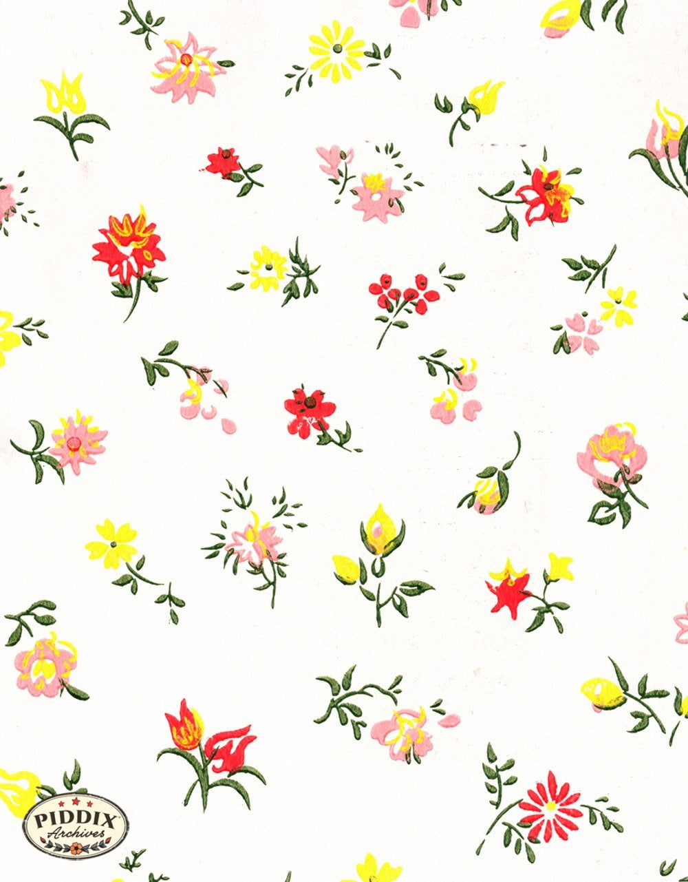 Pdxc8018 -- Mid-Century Patterns Color Illustration