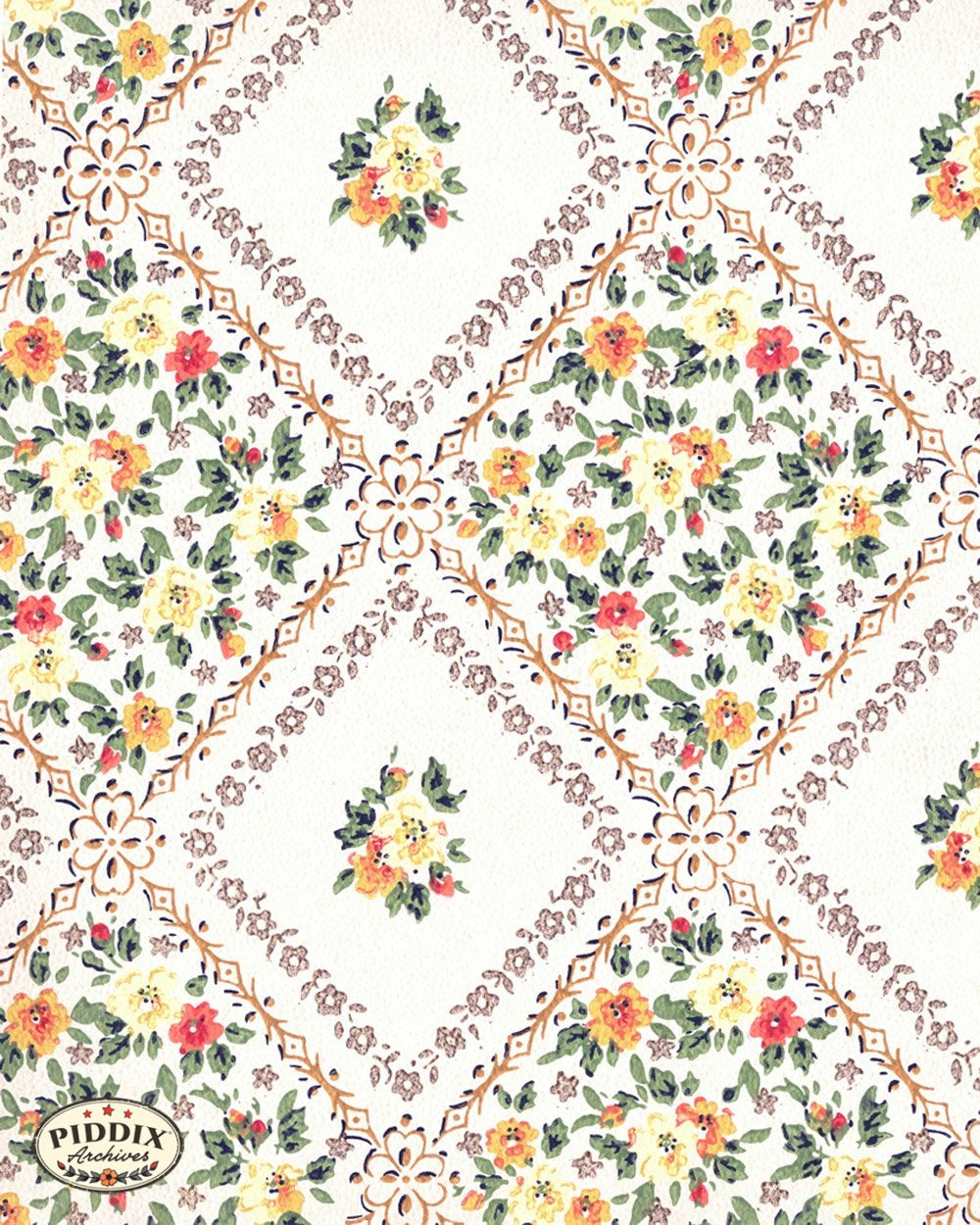 Pdxc8026 -- Mid-Century Patterns Color Illustration