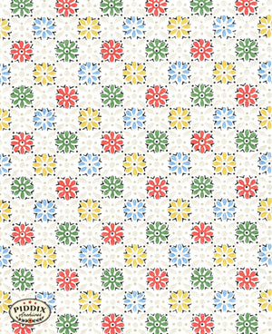 Pdxc8028 -- Mid-Century Patterns Color Illustration