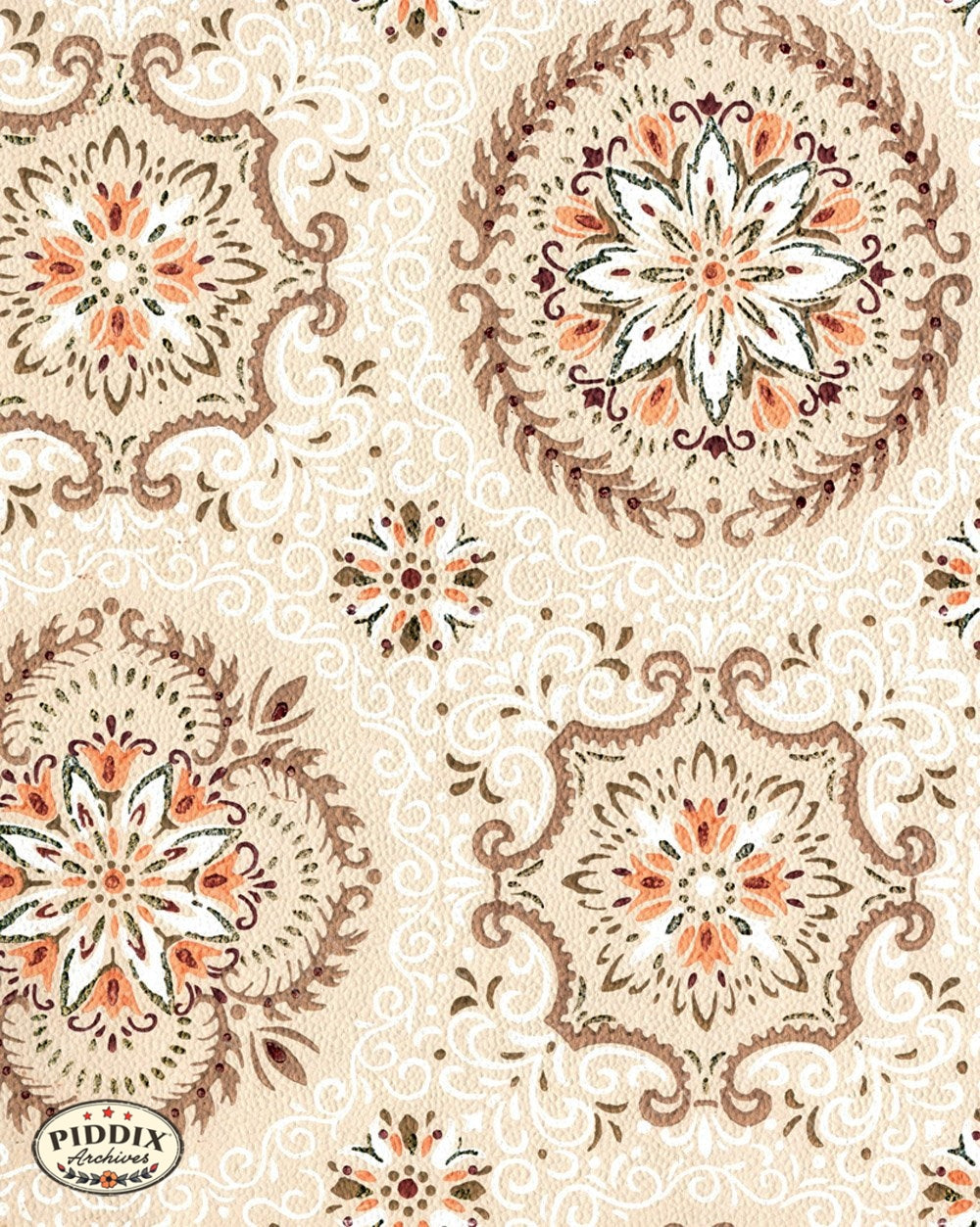 Pdxc8038 -- Mid-Century Patterns Color Illustration
