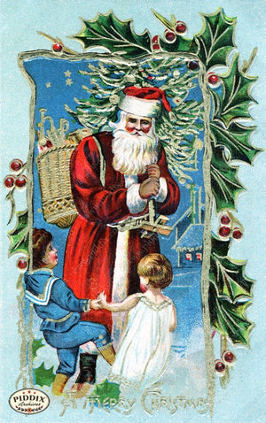 Pdxc8100 -- Santa Claus Color Illustration