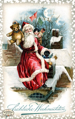 Pdxc8102 -- Santa Claus Color Illustration