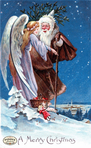 Pdxc8105 -- Santa Claus Color Illustration