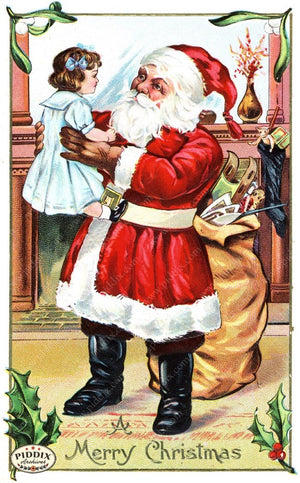 Pdxc8106B -- Santa Claus Color Illustration