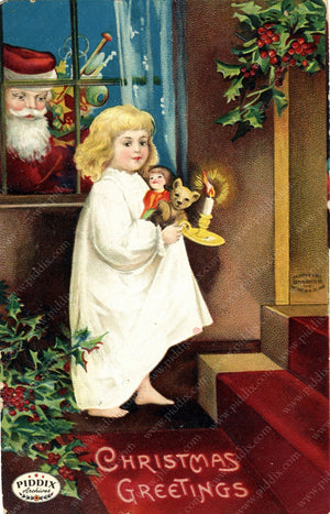 Pdxc8107 -- Santa Claus Color Illustration