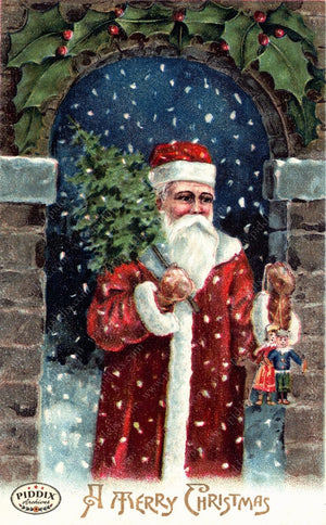 Pdxc8108 -- Santa Claus Color Illustration
