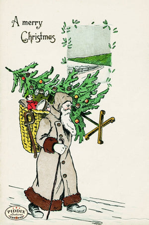 Pdxc8109 -- Santa Claus Color Illustration