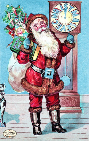 Pdxc8110 -- Santa Claus Color Illustration