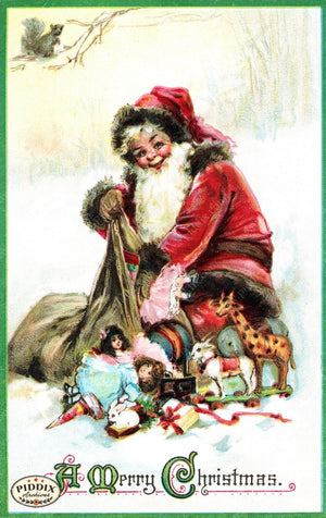 Pdxc8129 -- Santa Claus Color Illustration