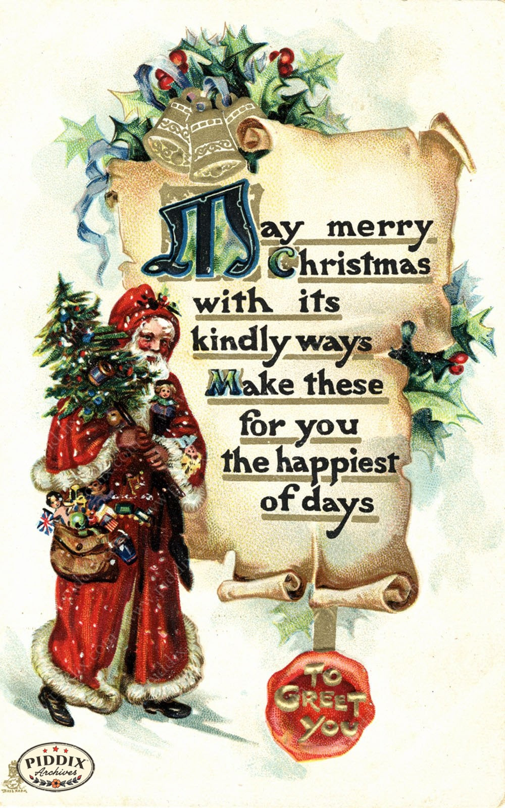 Pdxc8131 -- Santa Claus Color Illustration