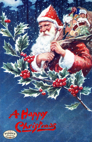 Pdxc8135 -- Santa Claus Color Illustration
