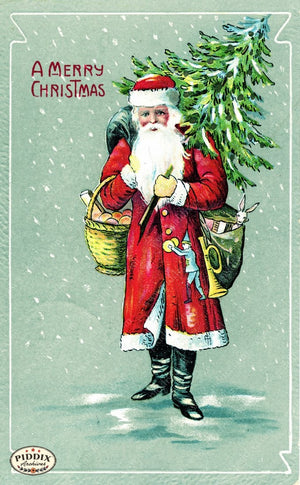 Pdxc8145 -- Santa Claus Color Illustration
