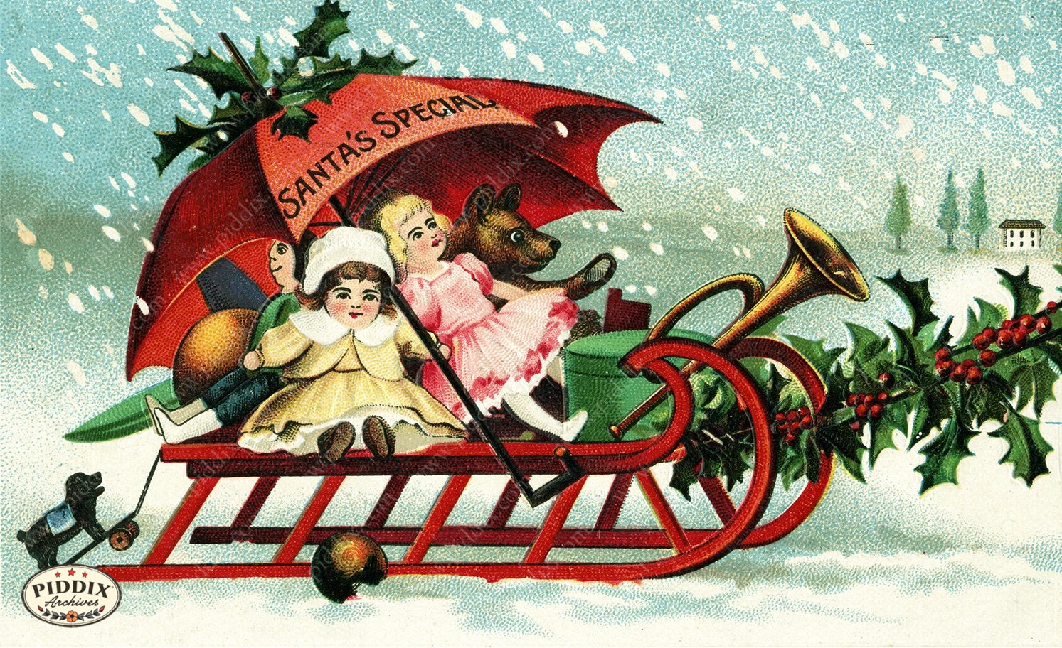 PDXC8169 -- Christmas Color Illustration