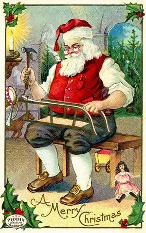 Pdxc8181B -- Santa Claus Color Illustration